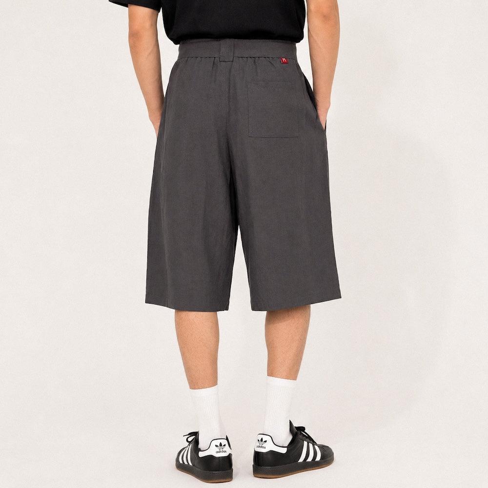 Kaze - Pantalon court plissé japonais