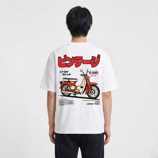 Super Cub - T-shirt japonais oversize