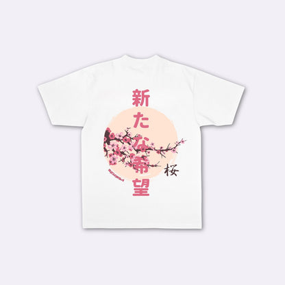 Sakura - T-shirt japonais oversize