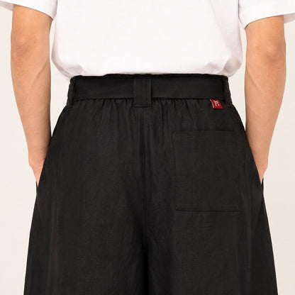 Kaze - Pantalon court plissé japonais