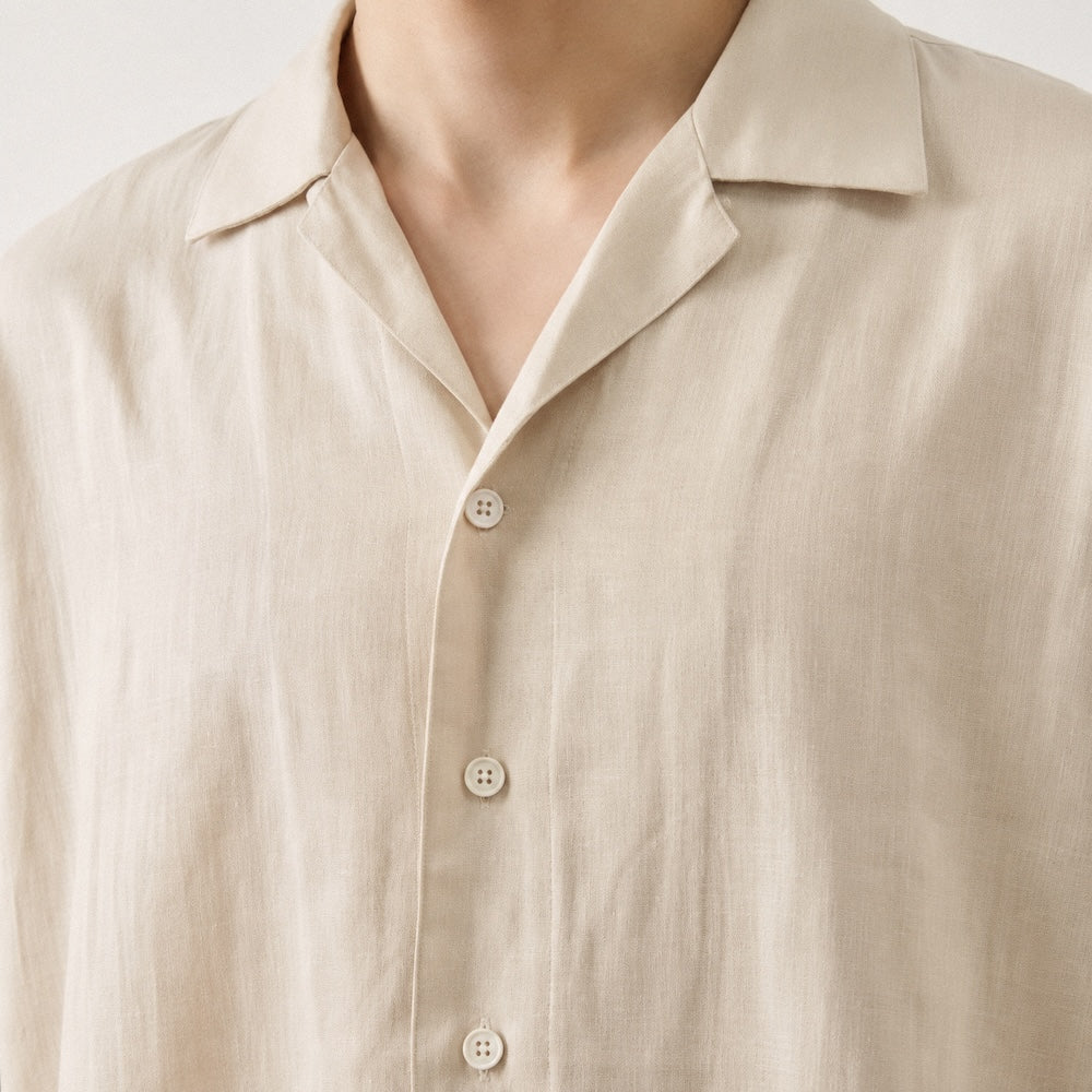 Suna - Chemise japonaise oversize cropped
