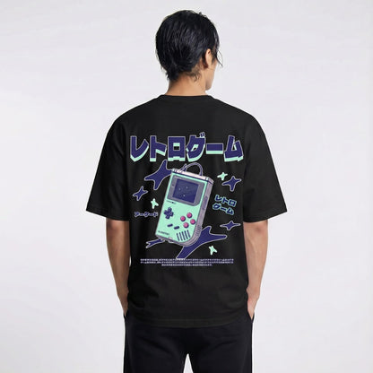Retoro Gēmu - T-shirt japonais oversize