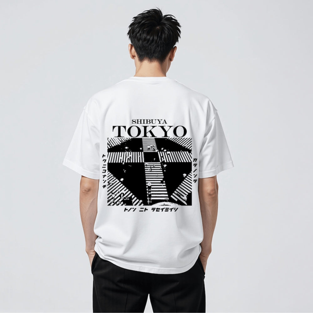 Shibuya - T-shirt japonais oversize