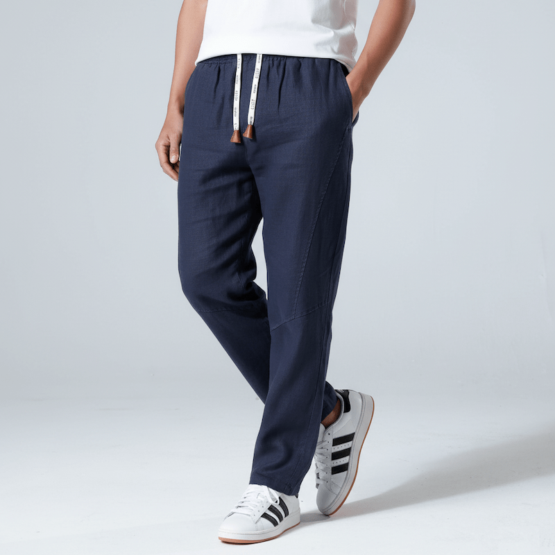 Pack de 3 x Tsuki - Pantalon confort japonais en lin