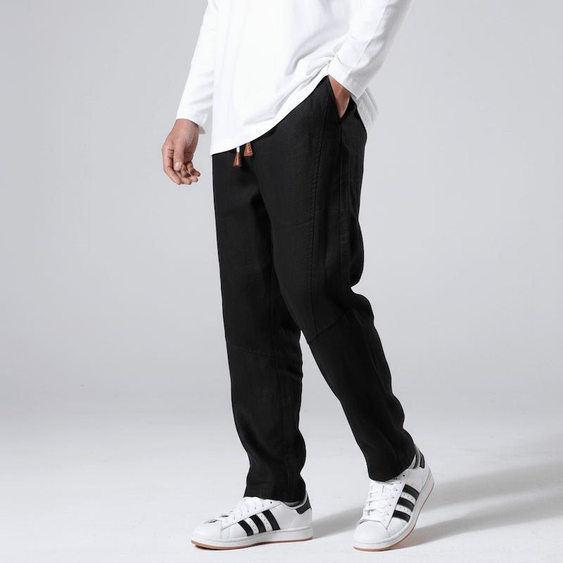 Pack de 3 x Tsuki - Pantalon confort japonais en lin