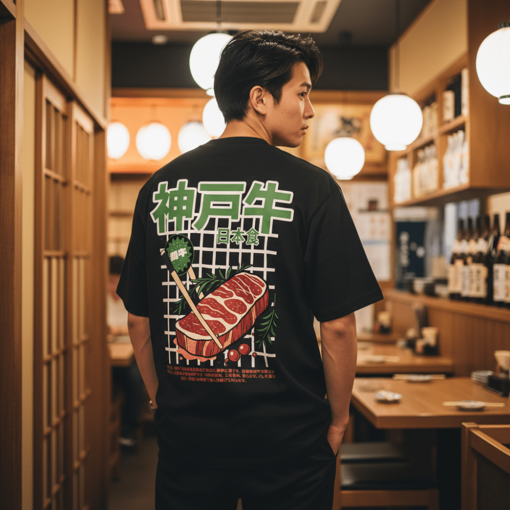 Kōbe - T-shirt japonais oversize